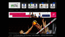 What Plusliga.pl website looked like in 2021 (3 years ago)