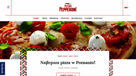 What Pizzeria-pepperoni.pl website looked like in 2021 (3 years ago)