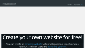 What Prublogger.com website looked like in 2021 (3 years ago)