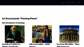 What Painting-planet.com website looked like in 2021 (3 years ago)