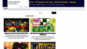 What Ps1games.online website looked like in 2021 (3 years ago)