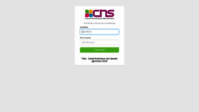 What Portail.cns-edu.net website looked like in 2021 (3 years ago)