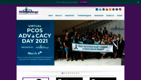 What Pcoschallenge.org website looked like in 2021 (3 years ago)