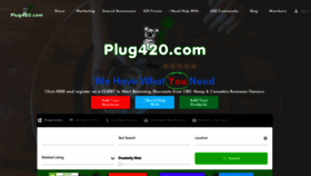 What Plug420.com website looked like in 2021 (3 years ago)
