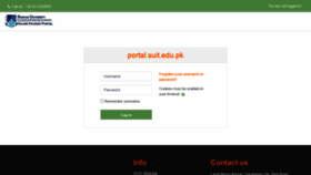 What Portal.suit.edu.pk website looked like in 2021 (3 years ago)