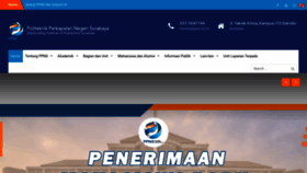 What Ppns.ac.id website looked like in 2021 (3 years ago)