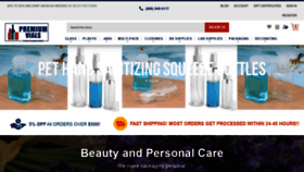 What Premiumvials.com website looked like in 2021 (3 years ago)