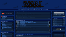 What Pouet.net website looked like in 2021 (3 years ago)