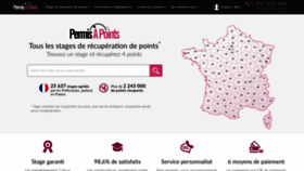 What Permisapoints.fr website looked like in 2021 (3 years ago)