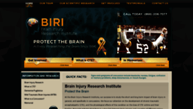 What Protectthebrain.org website looked like in 2021 (3 years ago)