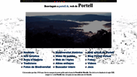 What Portell.tk website looked like in 2021 (3 years ago)