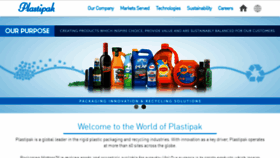 What Plastipak.com website looked like in 2021 (3 years ago)