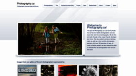 What Photography.ca website looked like in 2021 (3 years ago)