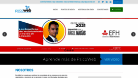 What Psicowebguatemala.com website looked like in 2021 (3 years ago)