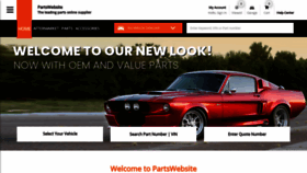 What Partswebsite.com website looked like in 2021 (3 years ago)