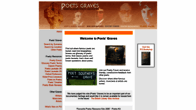What Poetsgraves.co.uk website looked like in 2021 (3 years ago)