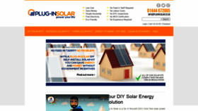 What Pluginsolar.co.uk website looked like in 2021 (3 years ago)