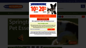 What Petsupplies.com website looked like in 2021 (3 years ago)