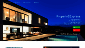 What Property2express.com website looked like in 2021 (3 years ago)