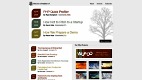 What Particletree.com website looked like in 2021 (3 years ago)