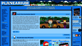 What Planearium.de website looked like in 2021 (3 years ago)