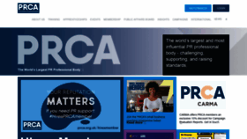 What Prca.org.uk website looked like in 2021 (3 years ago)