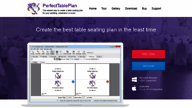 What Perfecttableplan.com website looked like in 2021 (3 years ago)