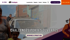 What Portesouvertes.fr website looked like in 2021 (3 years ago)