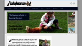 What Poultrykeeper.com website looked like in 2021 (3 years ago)