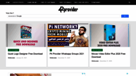 What P4provider.com website looked like in 2021 (3 years ago)