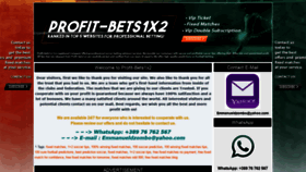 What Profit-bets1x2.com website looked like in 2021 (3 years ago)
