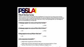 What Psslai.com website looked like in 2021 (3 years ago)