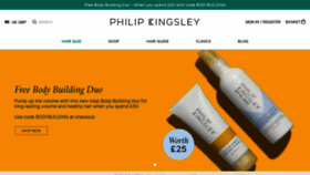 What Philipkingsley.co.uk website looked like in 2021 (3 years ago)