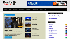 What Prague.fm website looked like in 2021 (3 years ago)