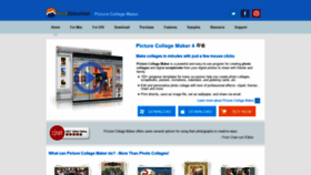What Picturecollagesoftware.com website looked like in 2021 (3 years ago)