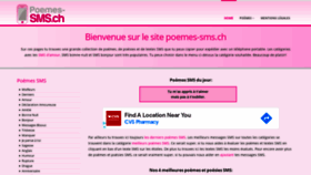 What Poemes-sms.ch website looked like in 2021 (3 years ago)