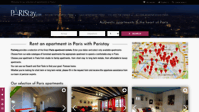 What Paristay.com website looked like in 2021 (3 years ago)