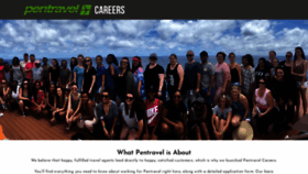 What Pentravelcareers.co.za website looked like in 2021 (3 years ago)
