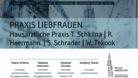 What Praxis-liebfrauen.de website looked like in 2021 (3 years ago)