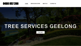 What Protreeservicesgeelong.com.au website looked like in 2021 (3 years ago)