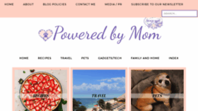 What Powered-by-mom.com website looked like in 2021 (3 years ago)