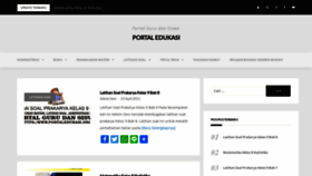 What Portaledukasi.org website looked like in 2021 (3 years ago)