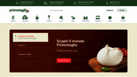 What Primotaglio.it website looked like in 2021 (3 years ago)
