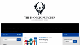 What Phoenixpreacher.com website looked like in 2021 (3 years ago)