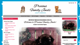 What Preciousfamilyjewels.com website looked like in 2021 (3 years ago)