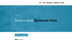 What Praktijkdenieuwemarkt.be website looked like in 2021 (3 years ago)