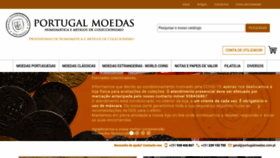 What Portugalmoedas.com.pt website looked like in 2021 (3 years ago)