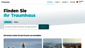 What Properstar.de website looked like in 2021 (3 years ago)