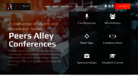 What Peersalleyconferences.com website looked like in 2021 (3 years ago)