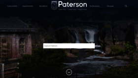What Patersonnj.gov website looked like in 2021 (4 years ago)